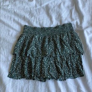 Flowy Green American Eagle Skirt